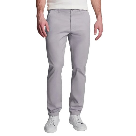 NEW English Laundry Men's 30x29 Straight Fit Gray Chino Pants Cotton Blend - Picture 1 of 7